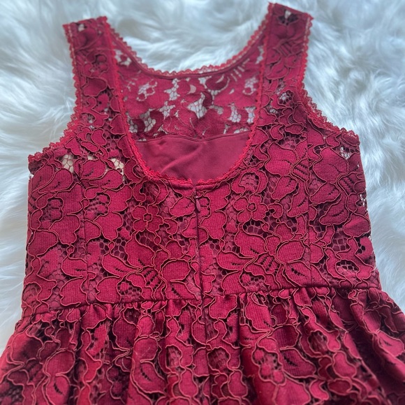 Club Monaco Sandria Dress in Scarlet Size 4 - Picture 6 of 6
